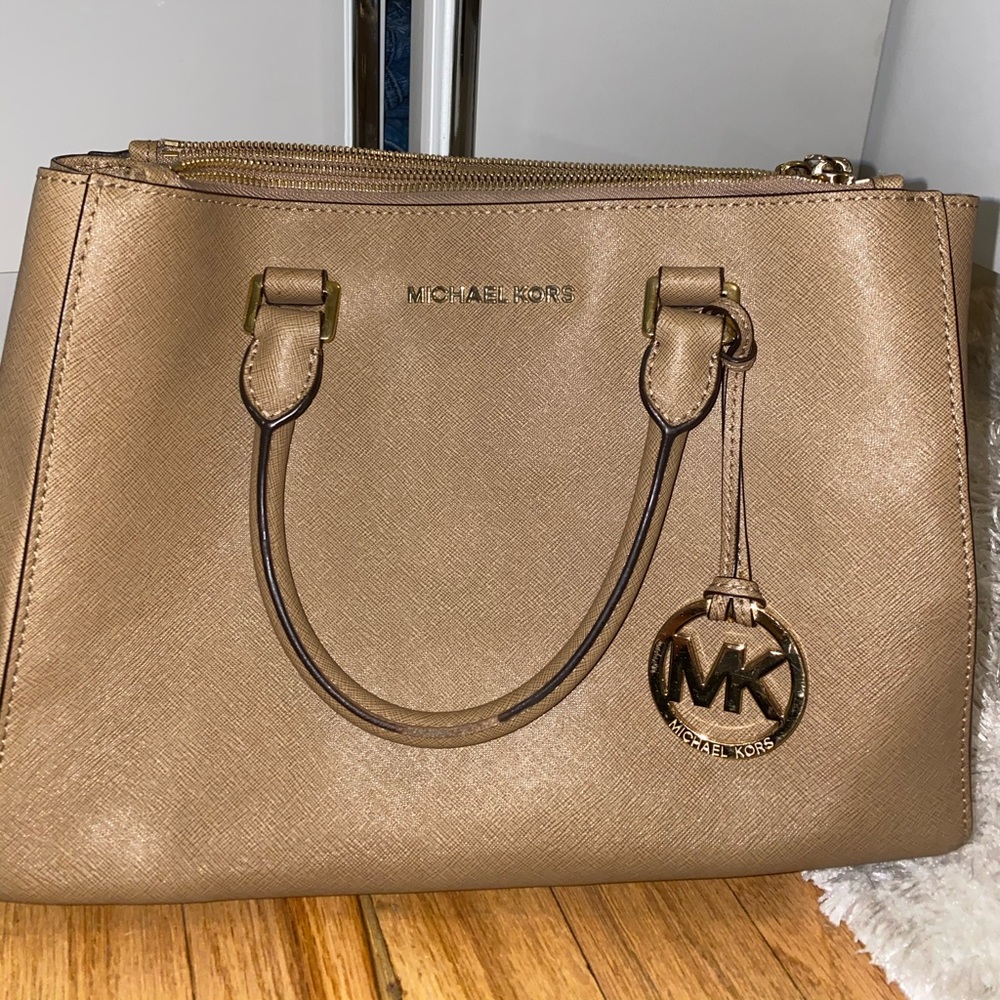 Michael Kors Medium Saffiano Leather Satchel